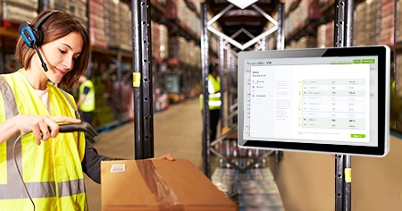 通過使用工業(yè)平板電腦供應(yīng)商的最新系列觸摸計算機作為智能倉庫管理終端優(yōu)化倉庫操作